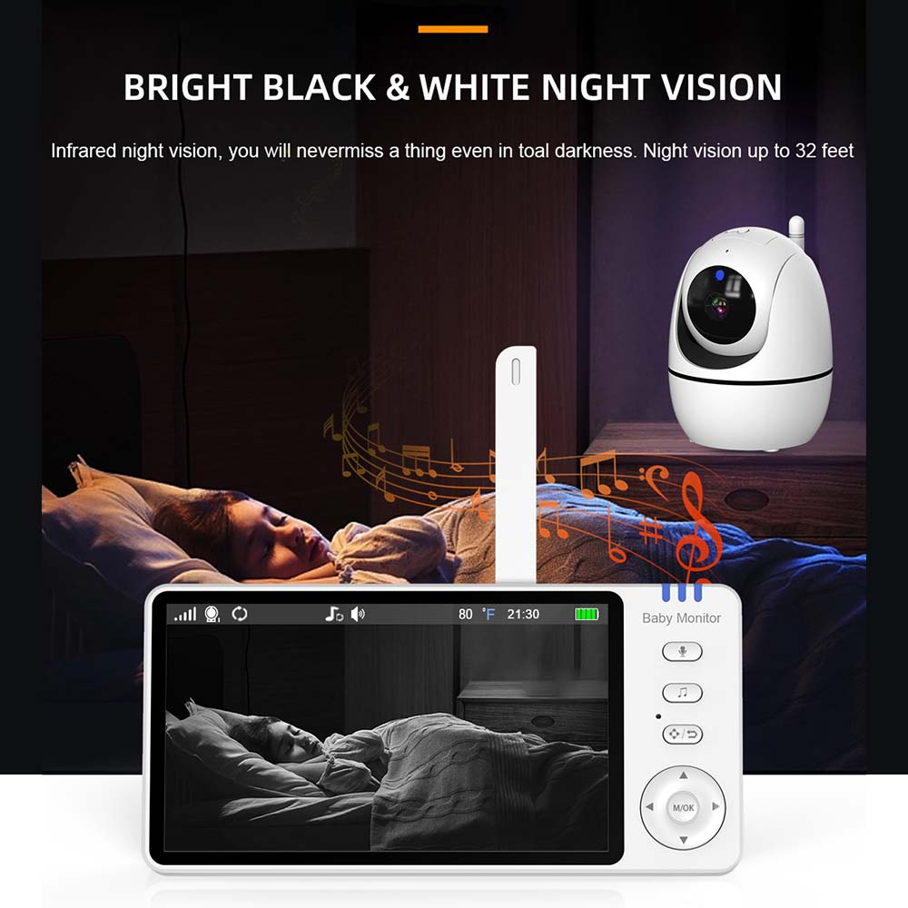 5 Inch Video Baby Monitor Indo – обзор и цена Audio Music Kids