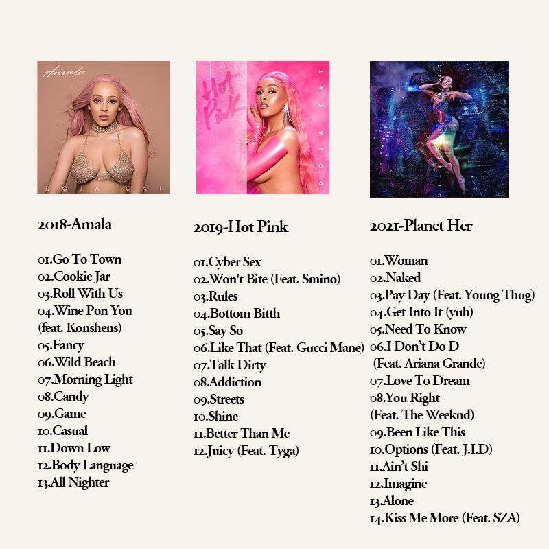 Doja Cat 6CD Music Album Colle – обзор и цена Audio Music New