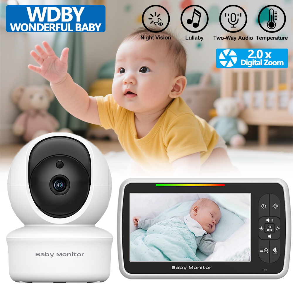 5.0 Inch Video Baby Monitor Wi – обзор и цена Audio Music Kids