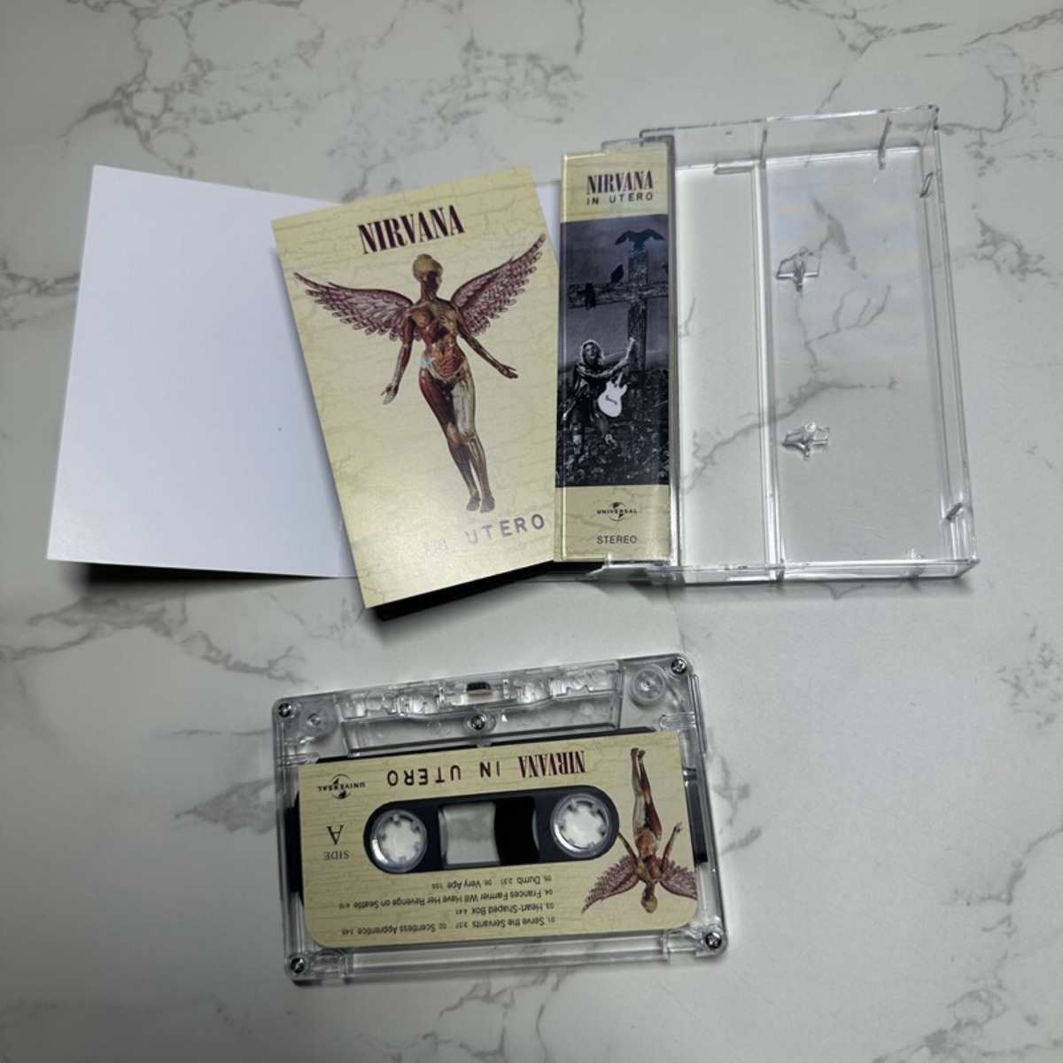 Nirvana in Utero Cassette Tape – обзор и цена Audio Music New