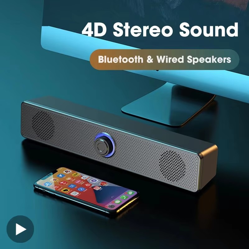 Music Soundbar Computer Caixa  – обзор и цена Audio Music Player Pc
