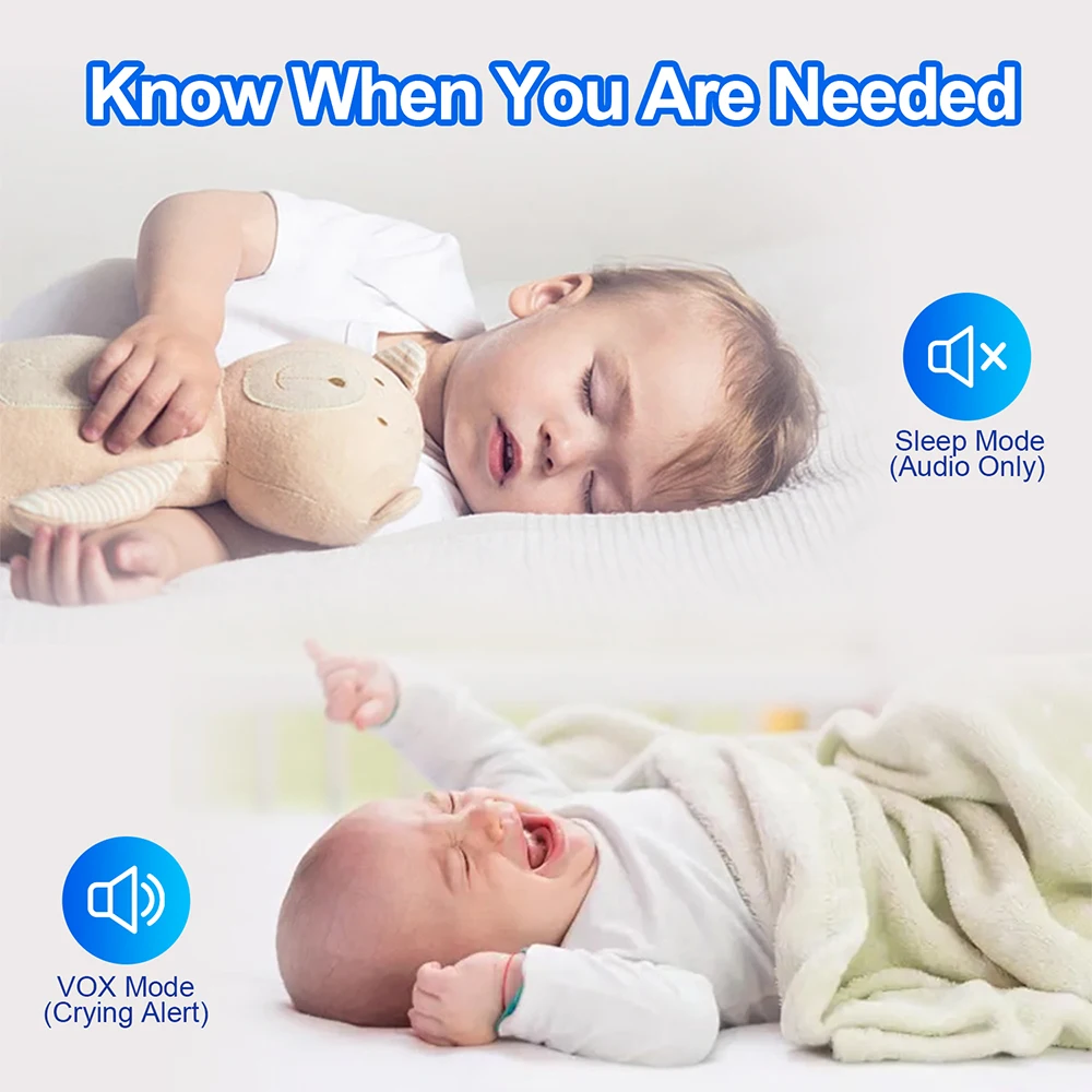 7.0'' Video Baby Monitor 720P  – обзор и цена Audio Music Kids