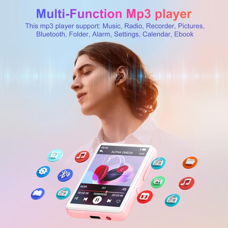 128GB Bluetooth 5.4 MP3 Player – обзор и цена Audio Music Kids