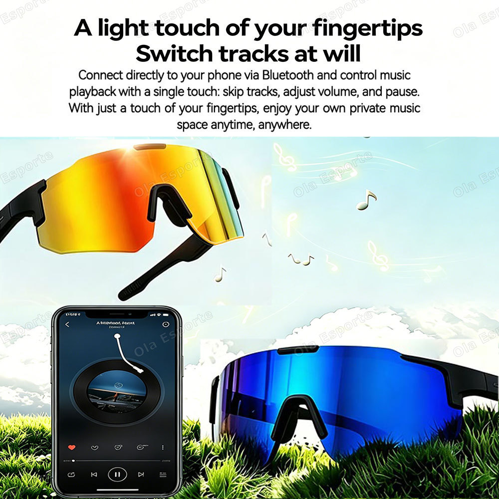Cycling Smart Glasses Camera B – обзор и цена Audio Music New