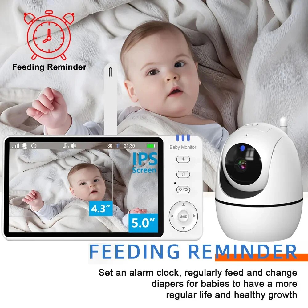 5 Inch Video Baby Monitor With – обзор и цена Audio Music Kids