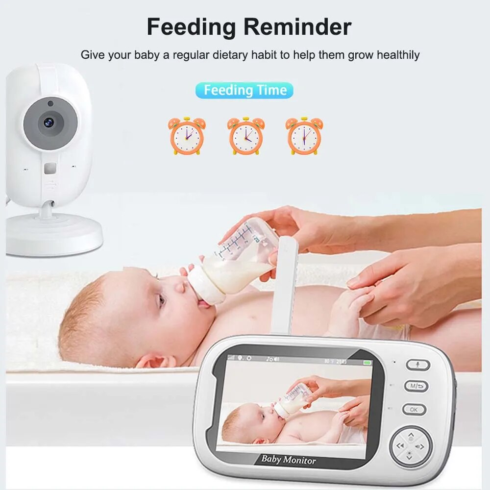 3.5'' Video Baby Monitor 2.4G  – обзор и цена Audio Music Kids