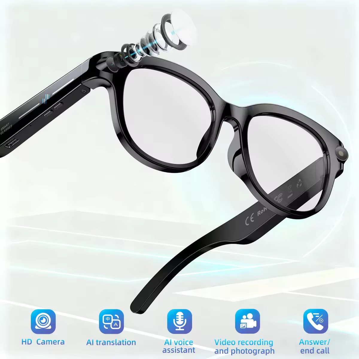 2026 New AI Smart Glasses with – обзор и цена Audio Music New