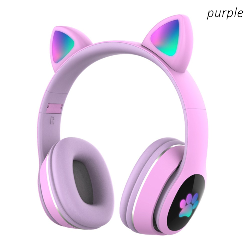 Cute Cat LED Wireless Headphon – обзор и цена Audio Music Kids