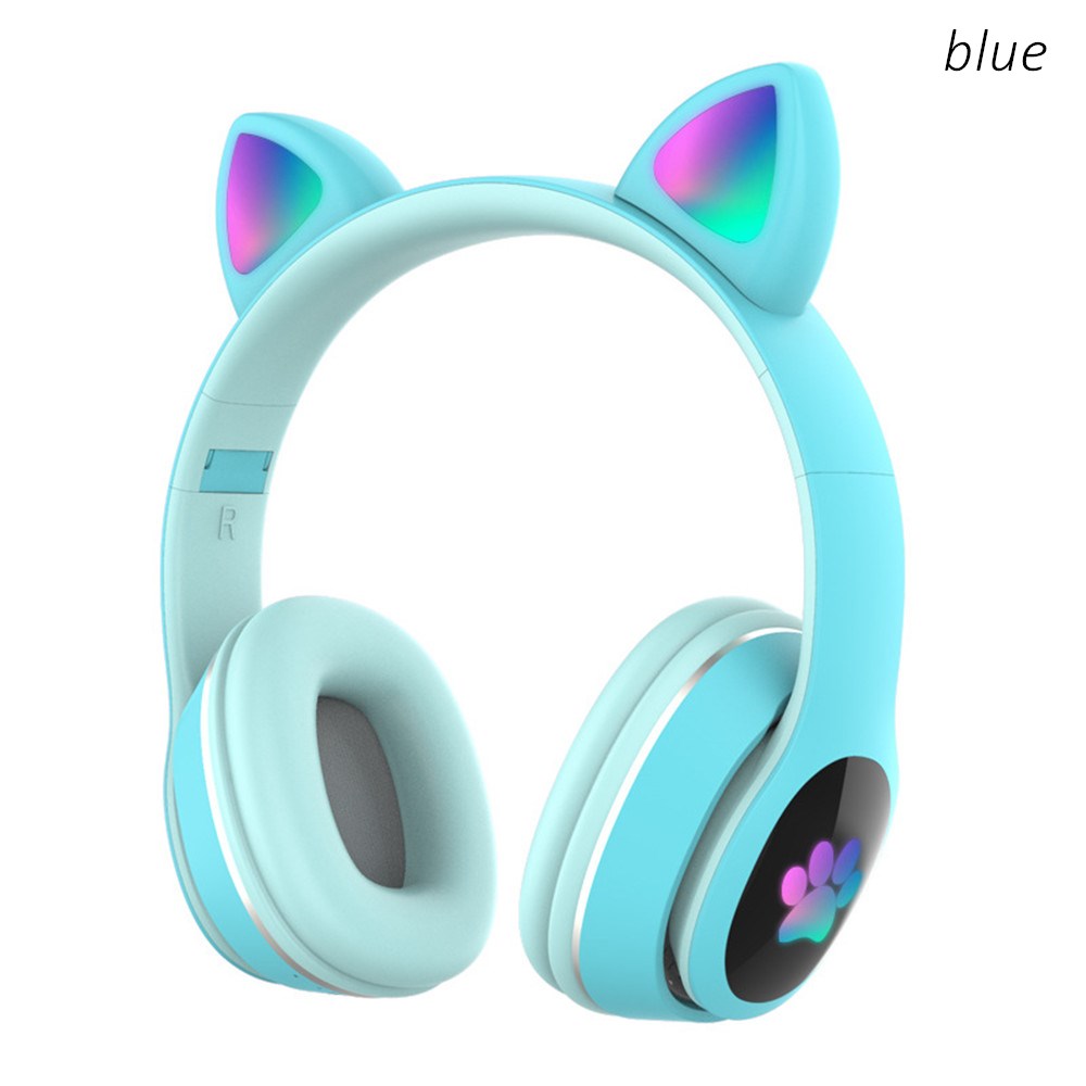 Cute Cat LED Wireless Headphon – обзор и цена Audio Music Kids