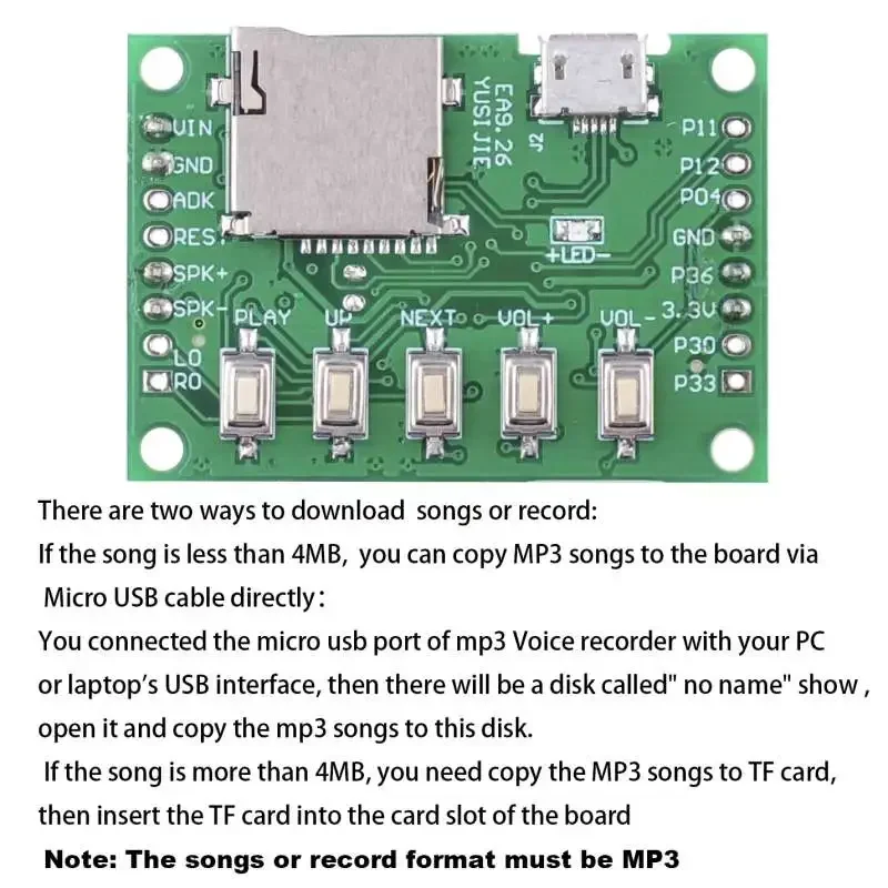MP3 Voice Module Kit Welcomer  – обзор и цена Audio Music Download Mp3