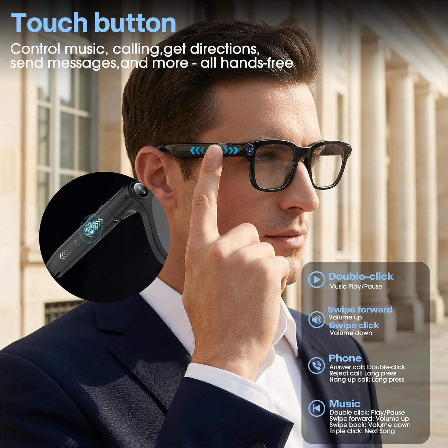 2026 New HD Smart Audio Glasse – обзор и цена Audio Music New