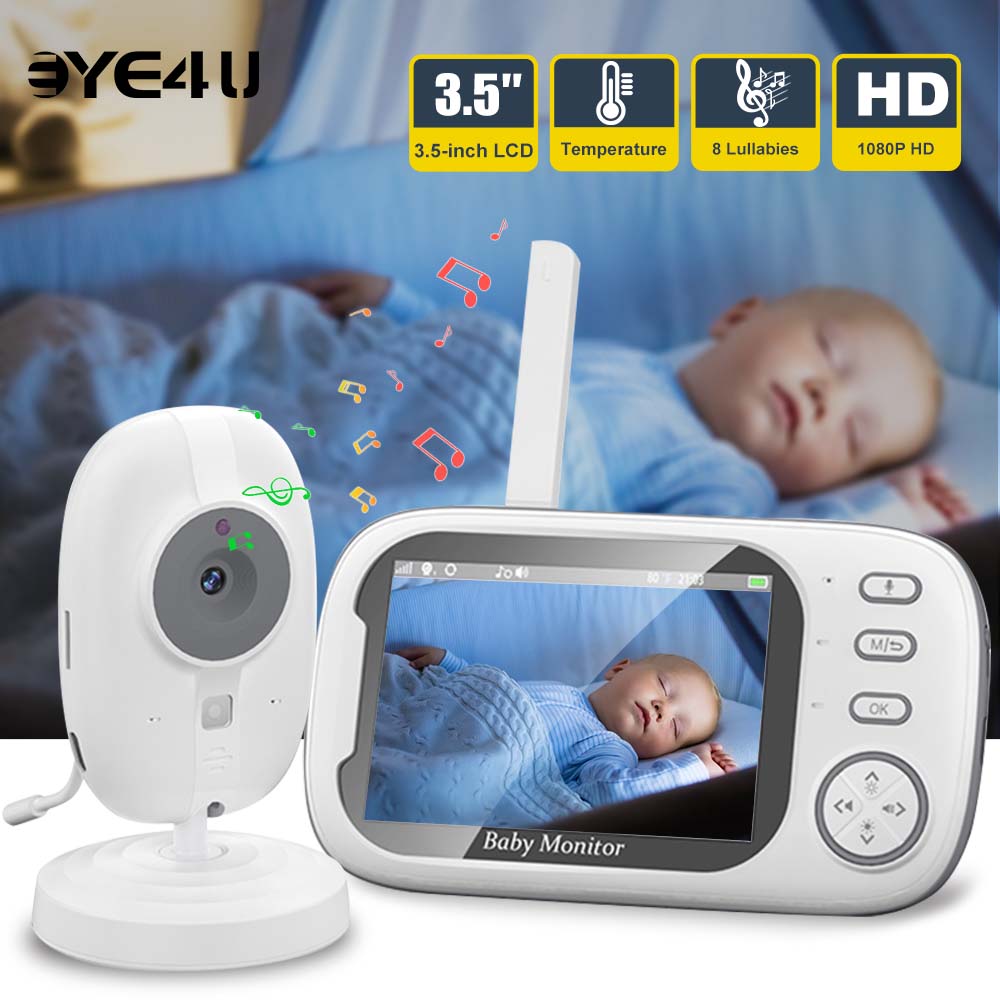 3.5'' Video Baby Monitor 2.4G  – обзор и цена Audio Music Kids