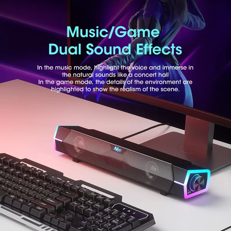 4D Stereo Computer Speaker Bar – обзор и цена Audio Music Player Pc